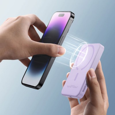 Baseues Magnetic Mini Powerbank 5000mAh 20W Purple